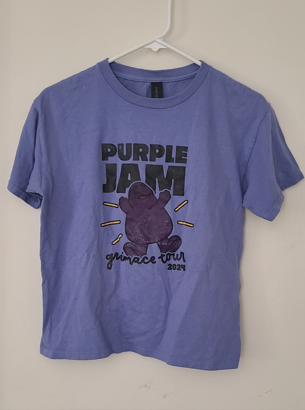 McDonald's Grimace Purple Jam 2024 Tour Kids Large